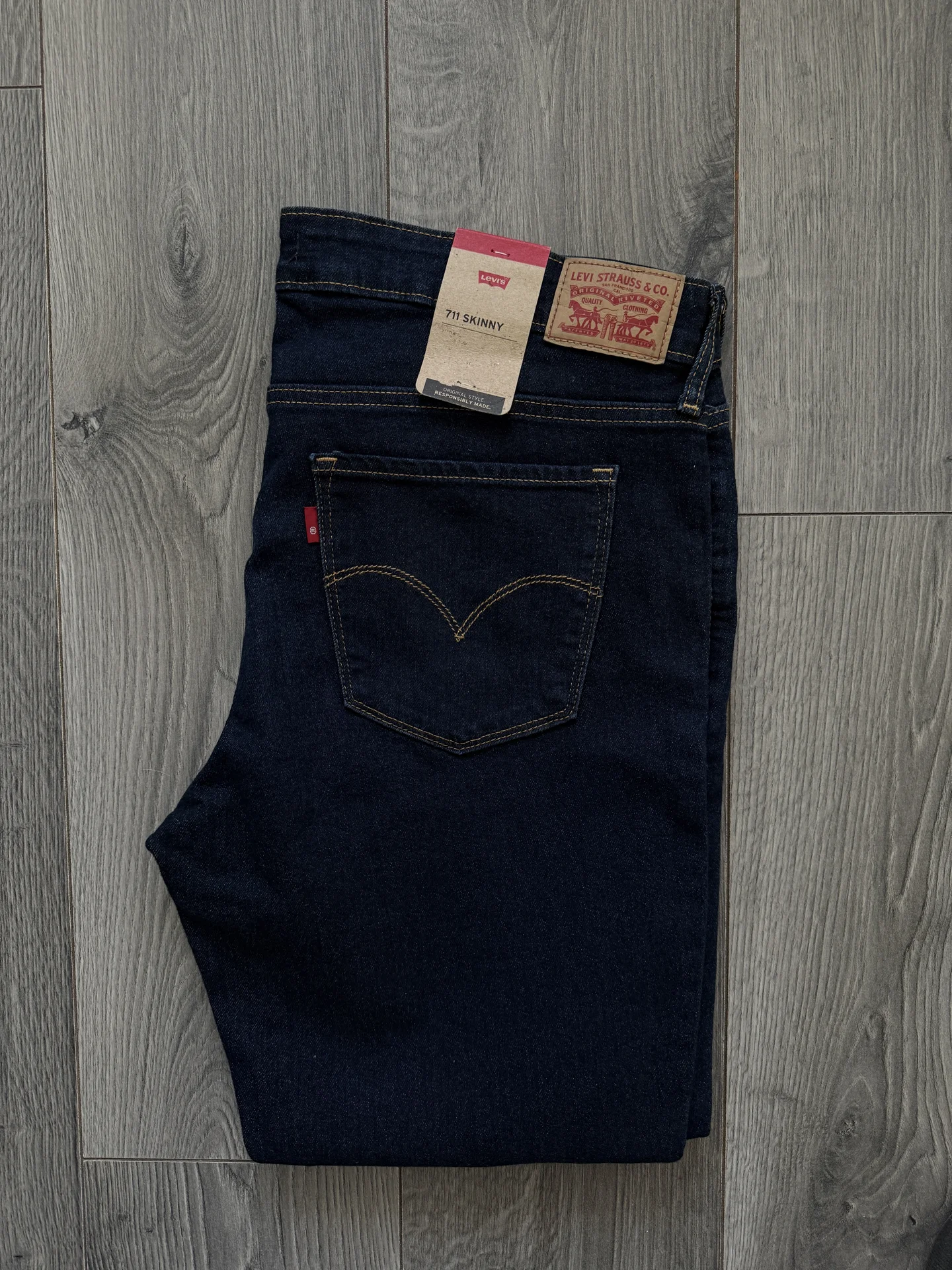 джинсы levis 711 skinny - миниатюра 2