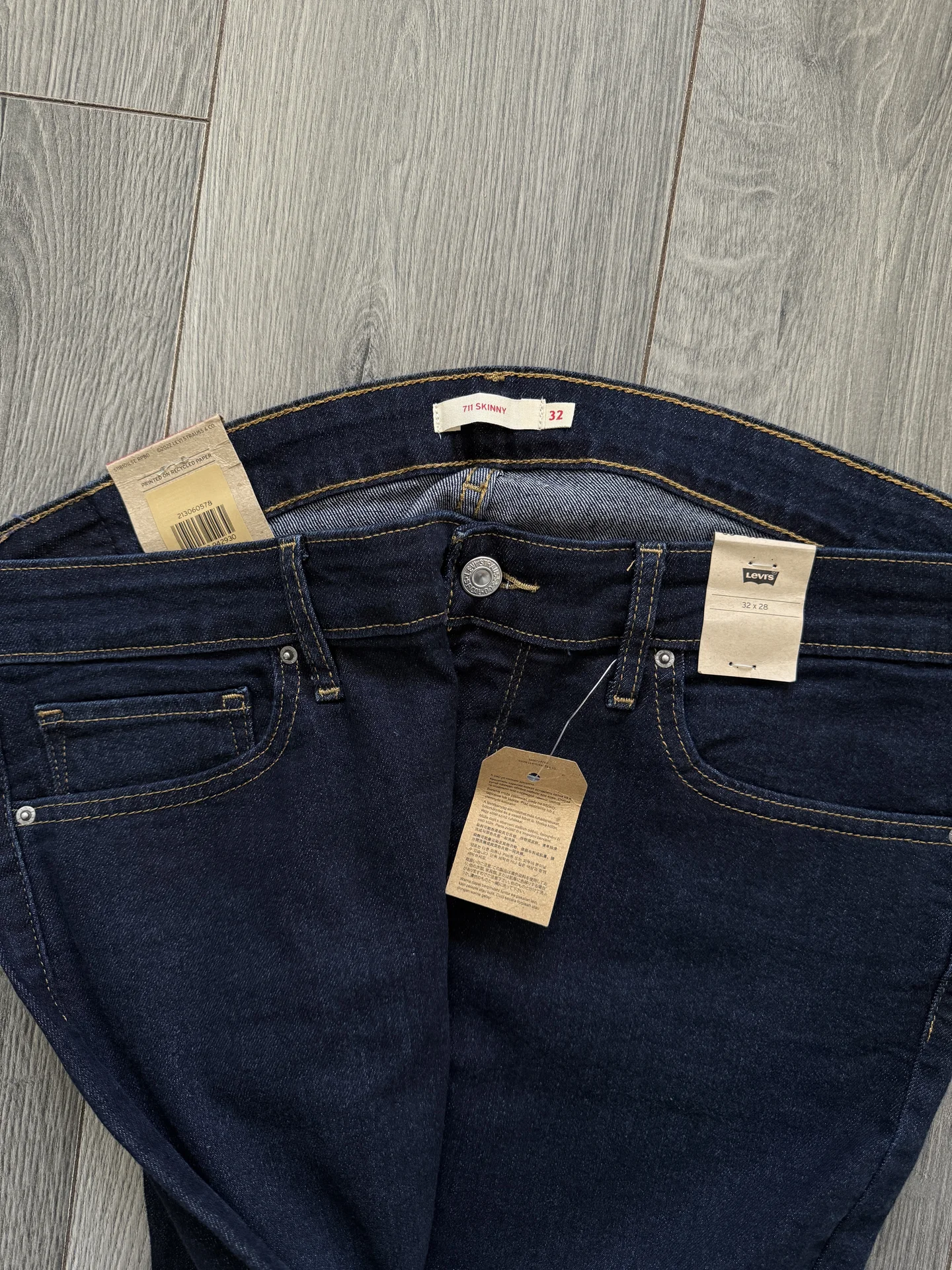 джинсы levis 711 skinny - миниатюра 3