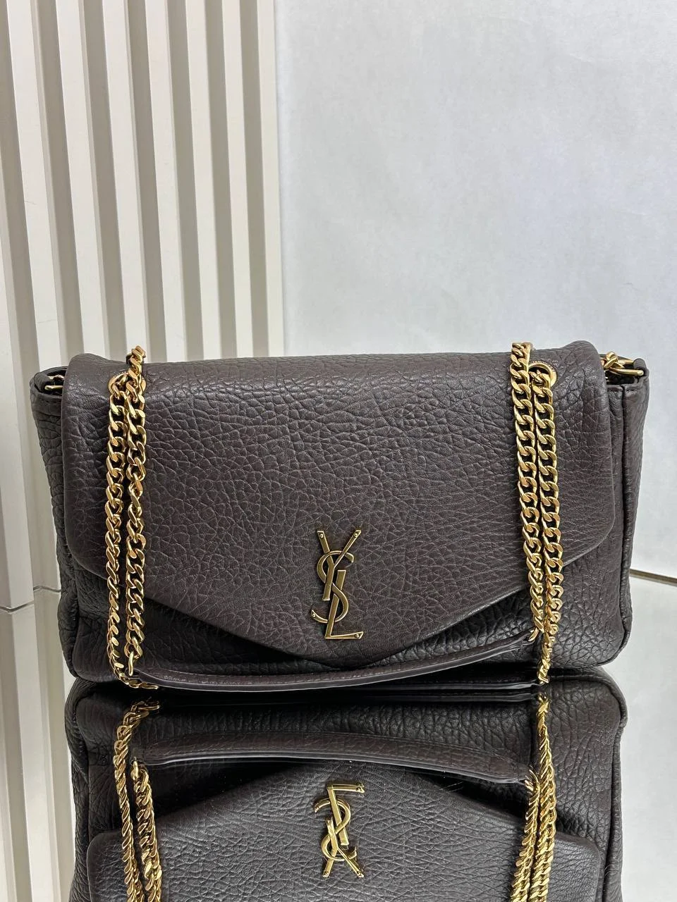 Сумка женская Yves Saint Laurent Calypso YSL натуральная кожа - миниатюра 2