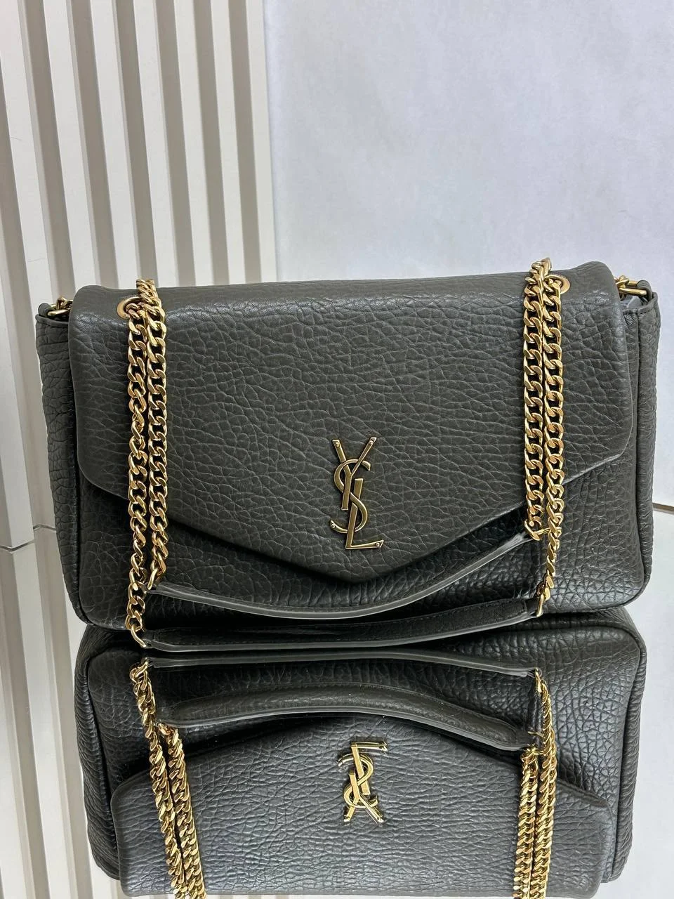 Сумка женская Yves Saint Laurent Calypso YSL натуральная кожа - миниатюра 3