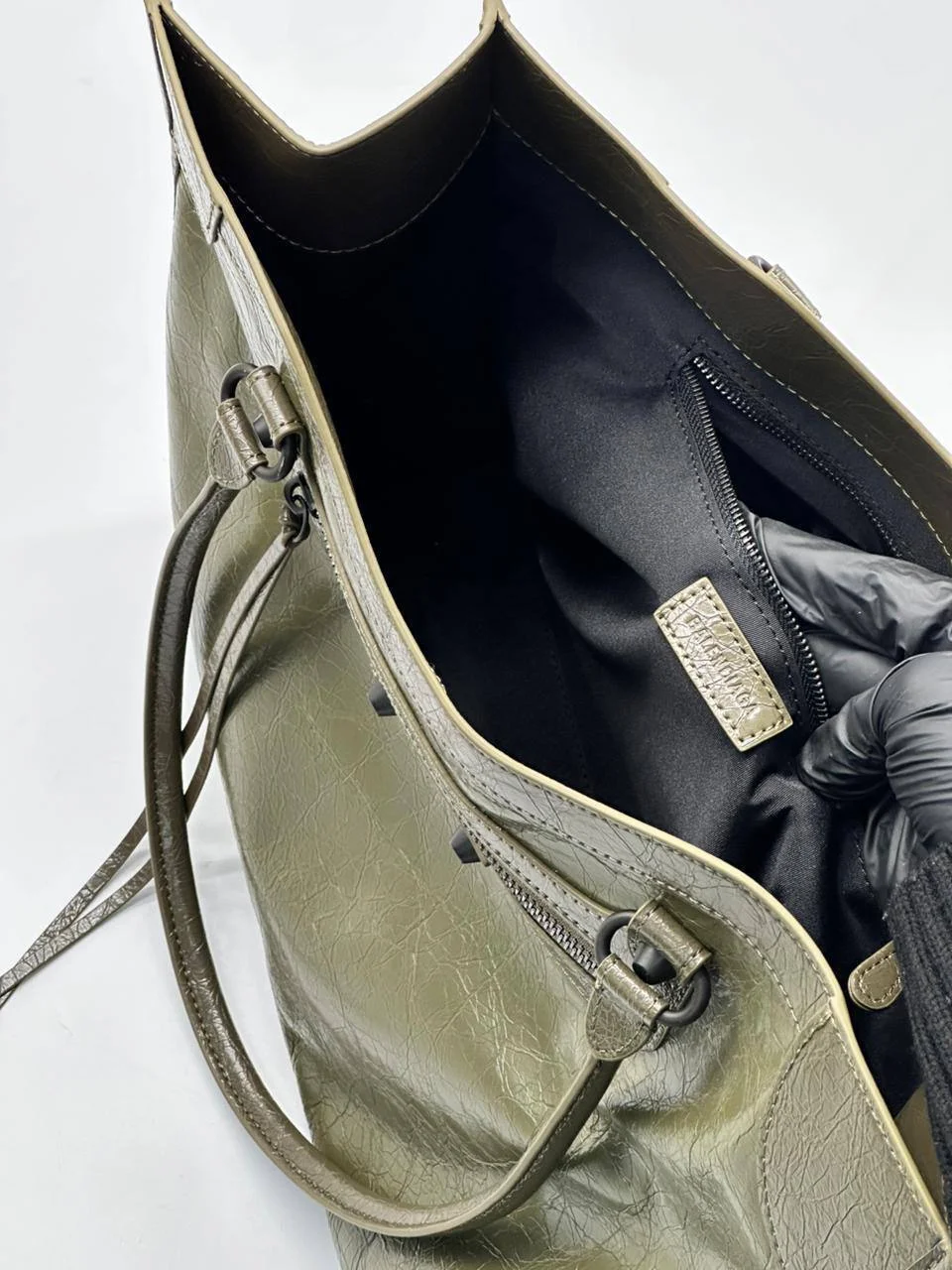 Сумка женская Balenciaga Le City натуральная кожа - миниатюра 7