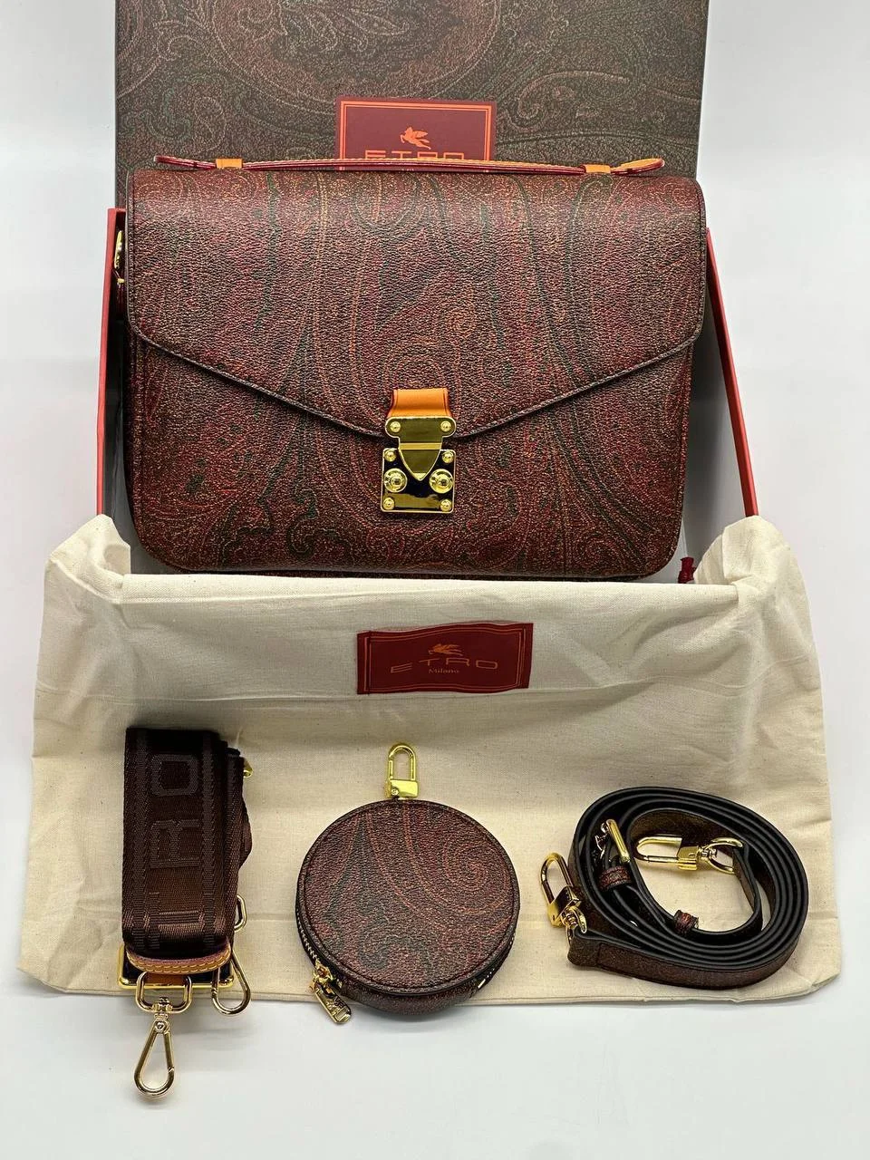Сумка женская Etro натуральная кожа - миниатюра 2
