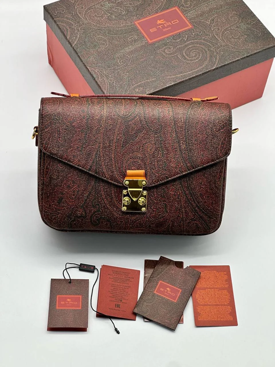 Сумка женская Etro натуральная кожа - миниатюра 3