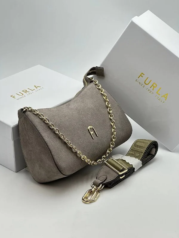 Сумка женская Furla Primula натуральная замша - изображение 1