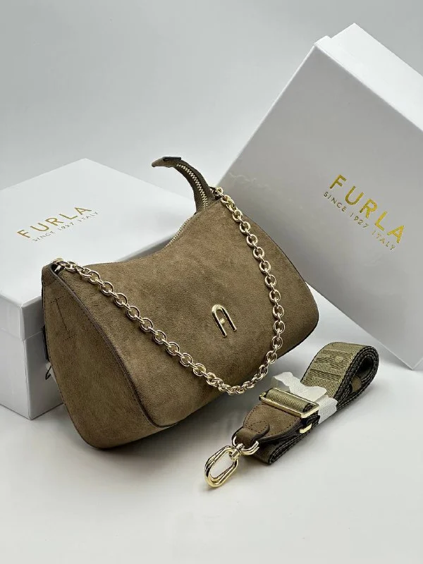 Сумка женская Furla Primula натуральная замша - миниатюра 3
