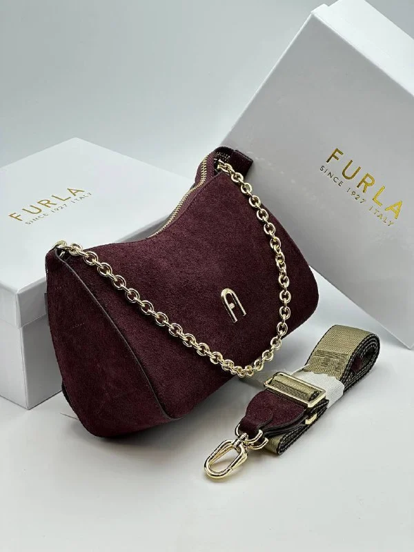 Сумка женская Furla Primula натуральная замша - миниатюра 5
