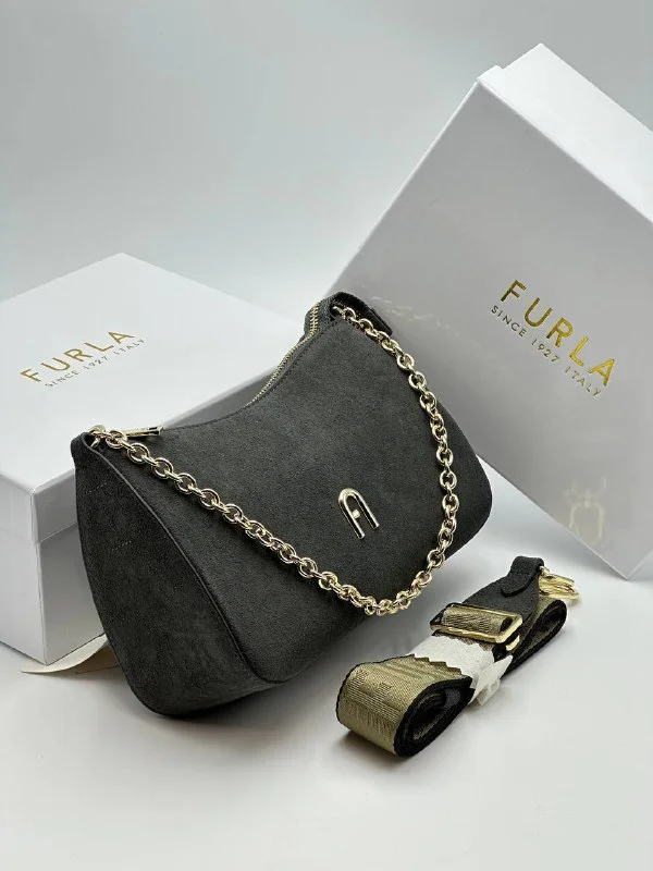 Сумка женская Furla Primula натуральная замша - миниатюра 6
