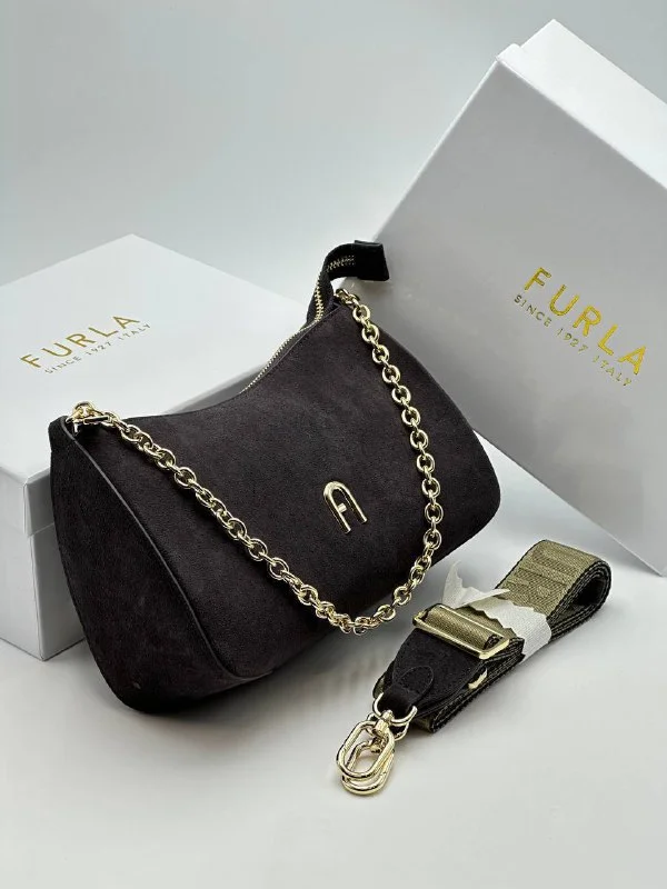 Сумка женская Furla Primula натуральная замша - миниатюра 7