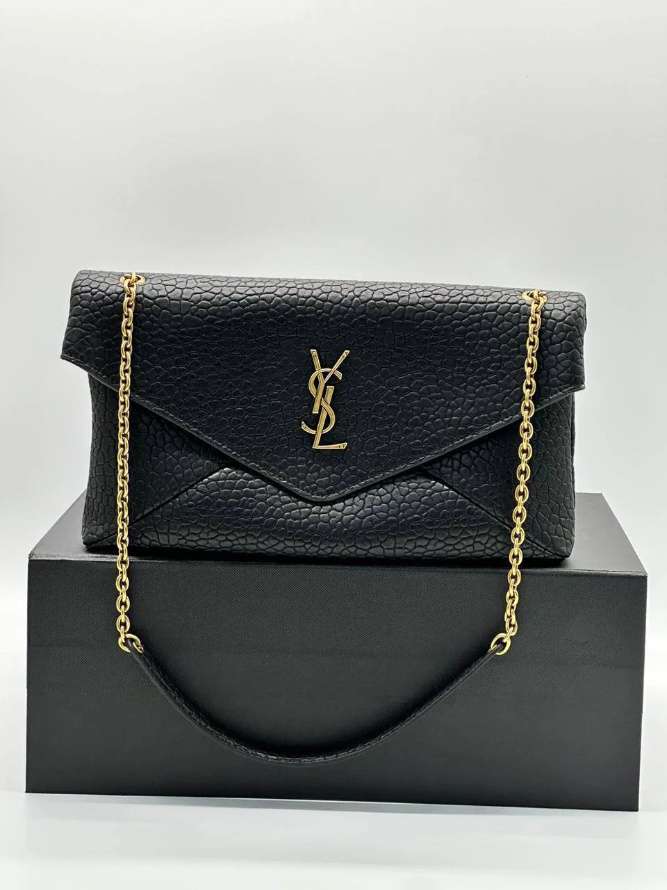 Сумка женская Cassandre XXL Saint Laurent нуар YSL - миниатюра 3