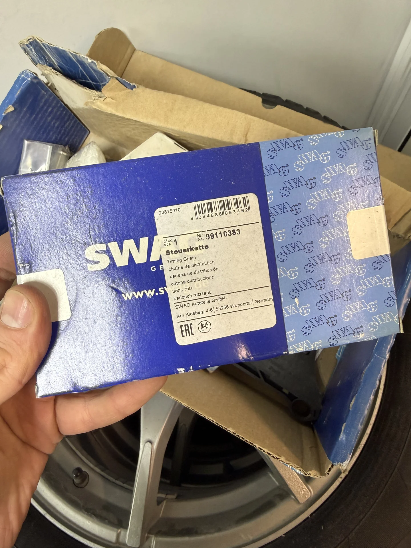 Комплект цепи грм swag 99130334 BMW X1 2.0 - миниатюра 8