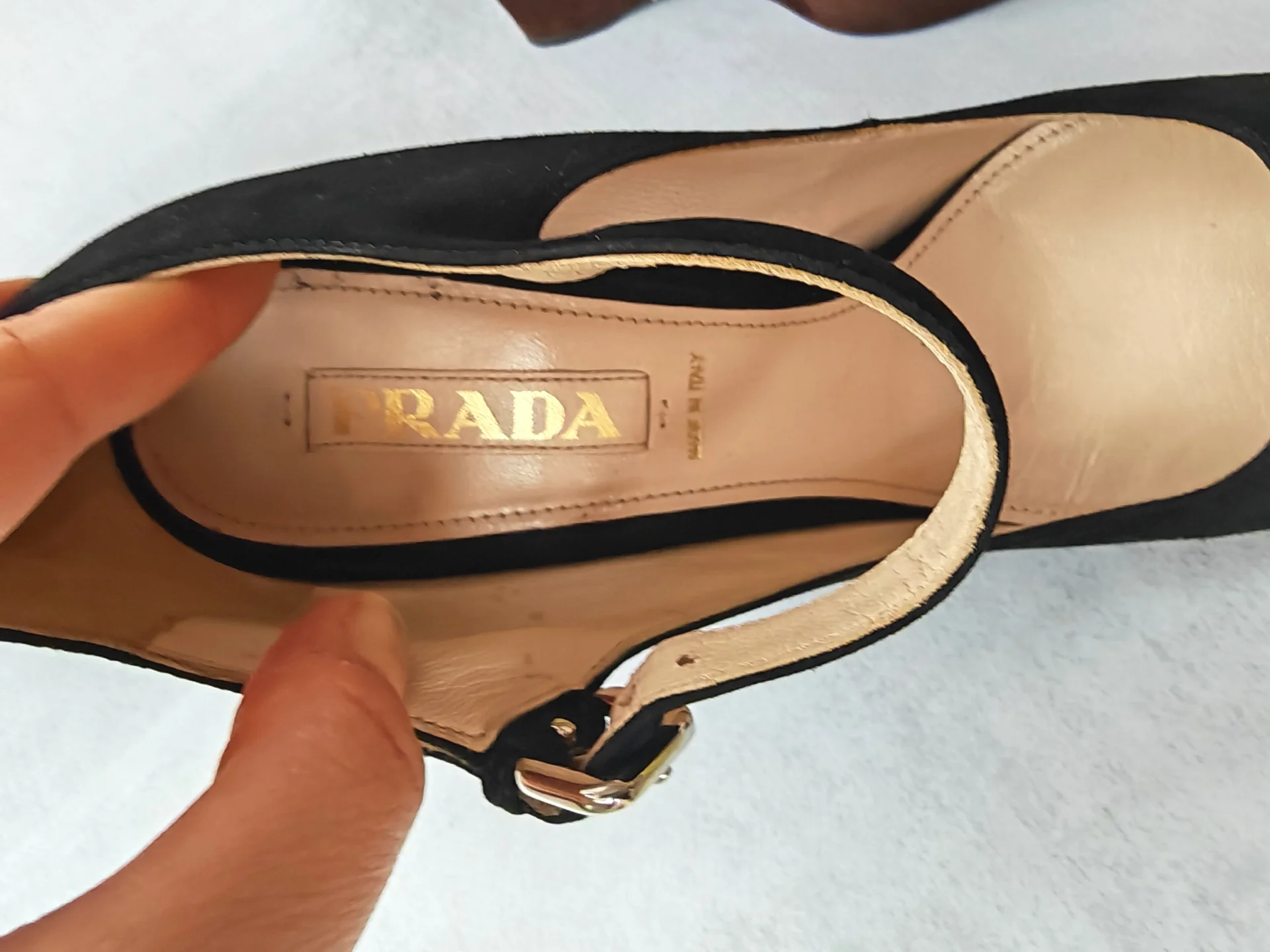 Новые Шикарные туфли Prada Two-Tone 39 оригинал - миниатюра 4