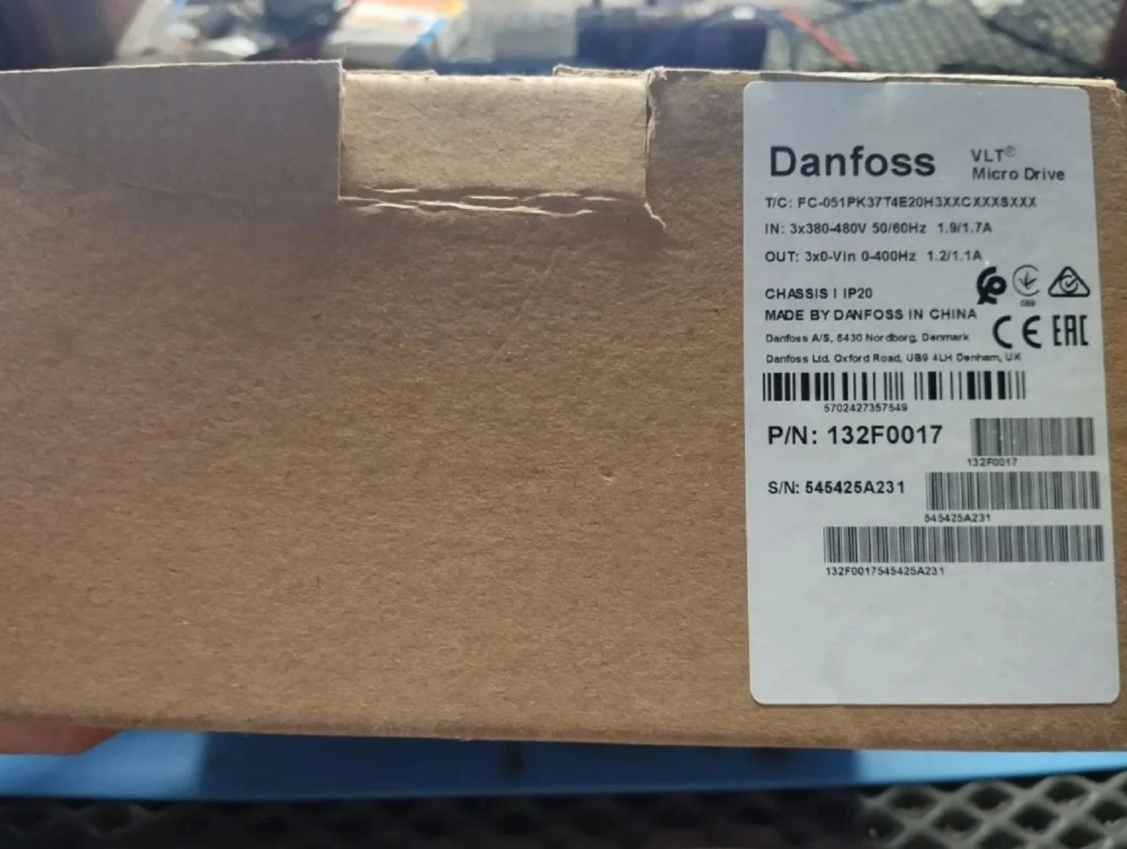 Частотный преобразователь Danfoss VLT FC 051 - миниатюра 6