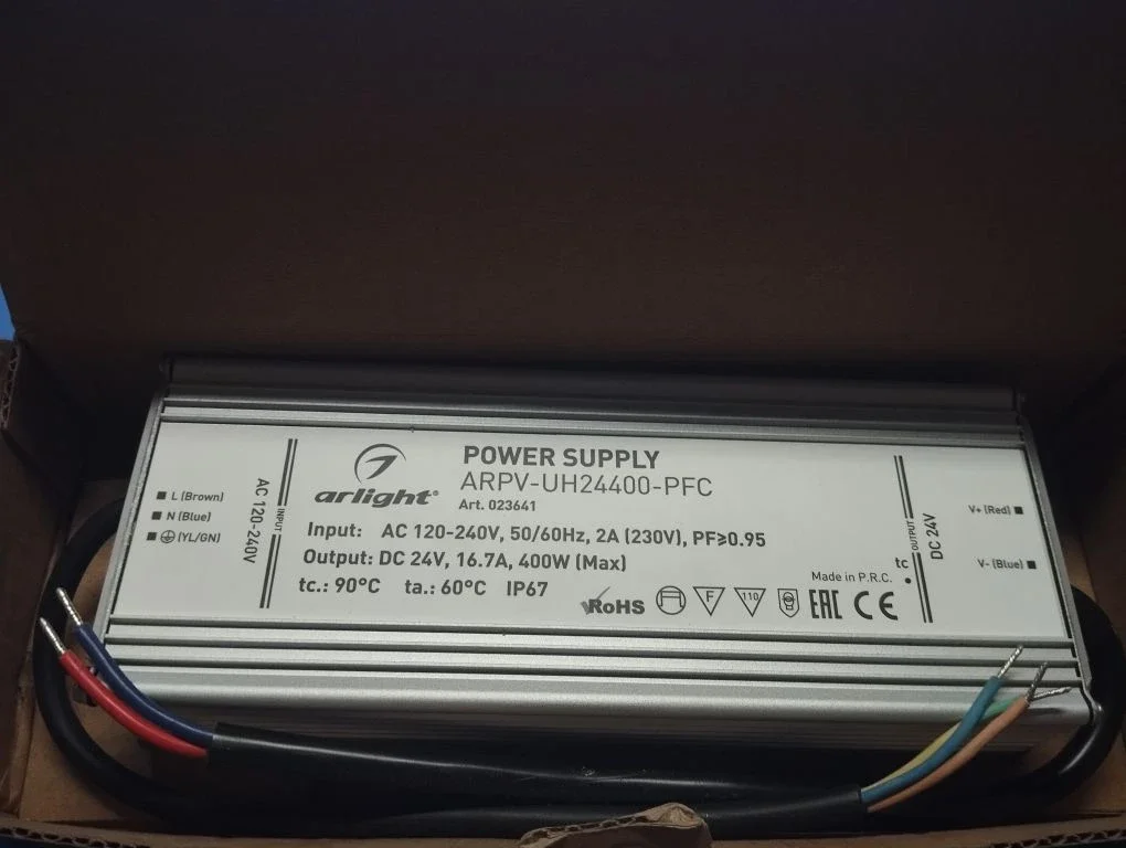Блок питания arpv-UH24400-PFC (24V, 16.7A, 400W) - изображение 1