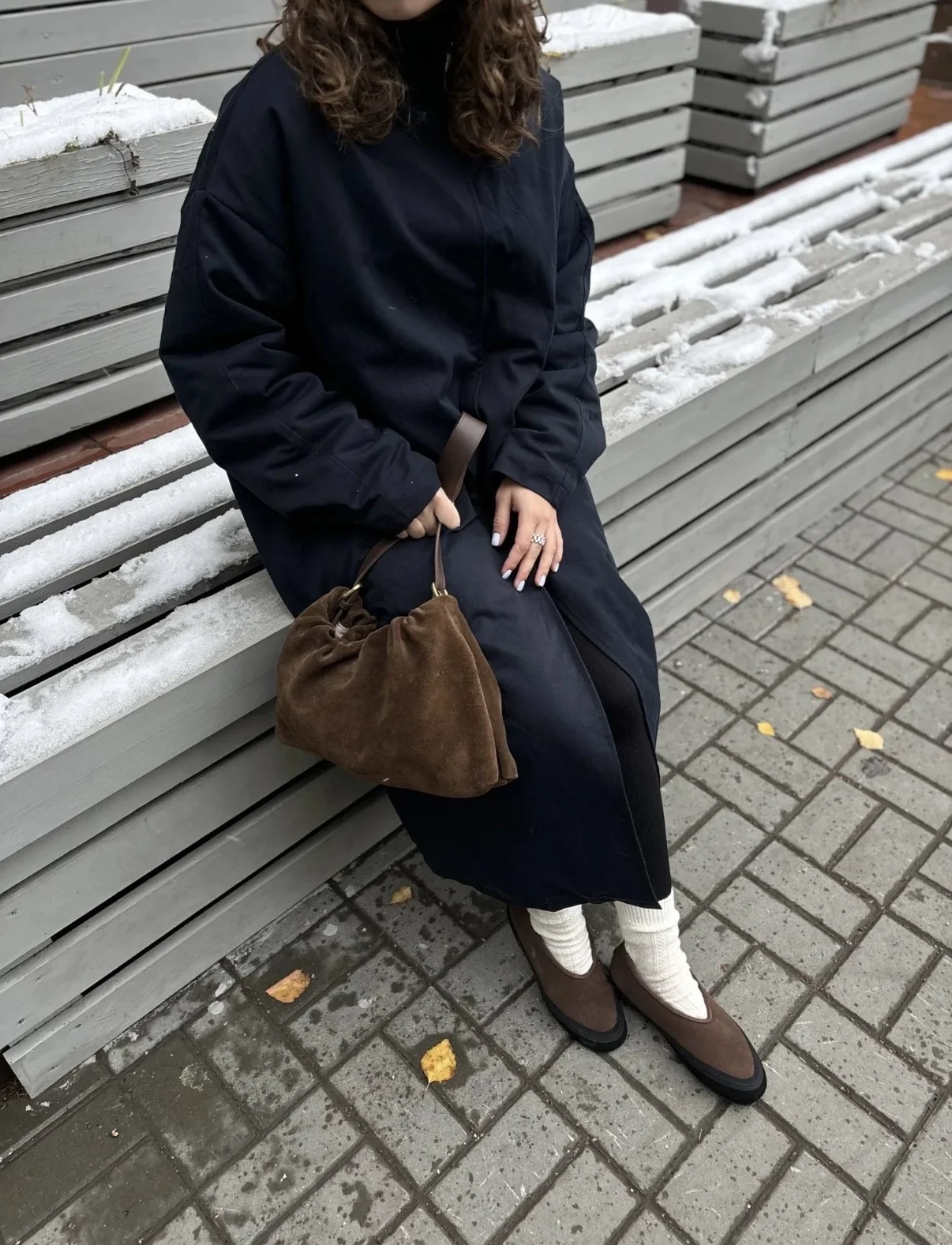 Плащ-пальто синего цвета Zara, 12 storeez - миниатюра 3