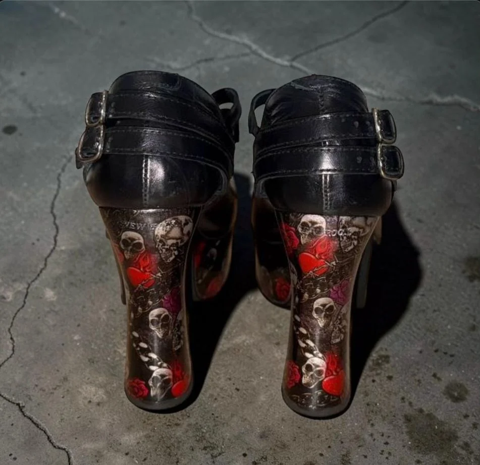 Архивные новые туфли New Rock на платформе Goth - миниатюра 5
