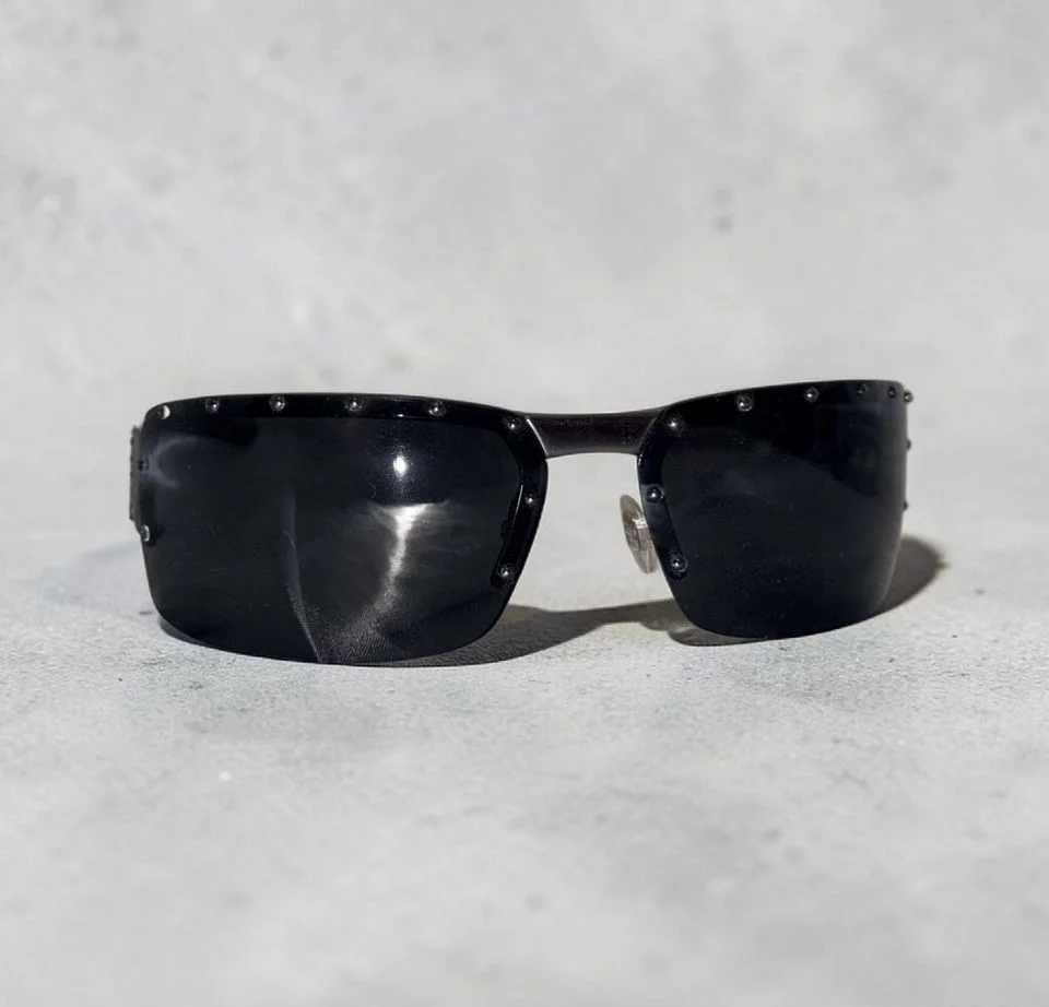Редкие архивные очки Gucci Shield Оригинал - миниатюра 2