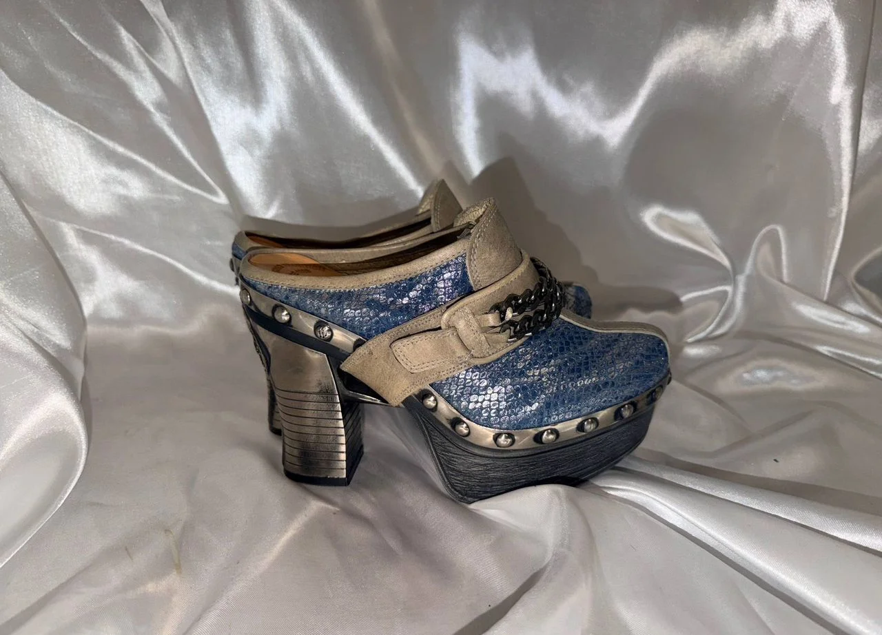 Единственные в РФ new rock blue metall reptile - миниатюра 2