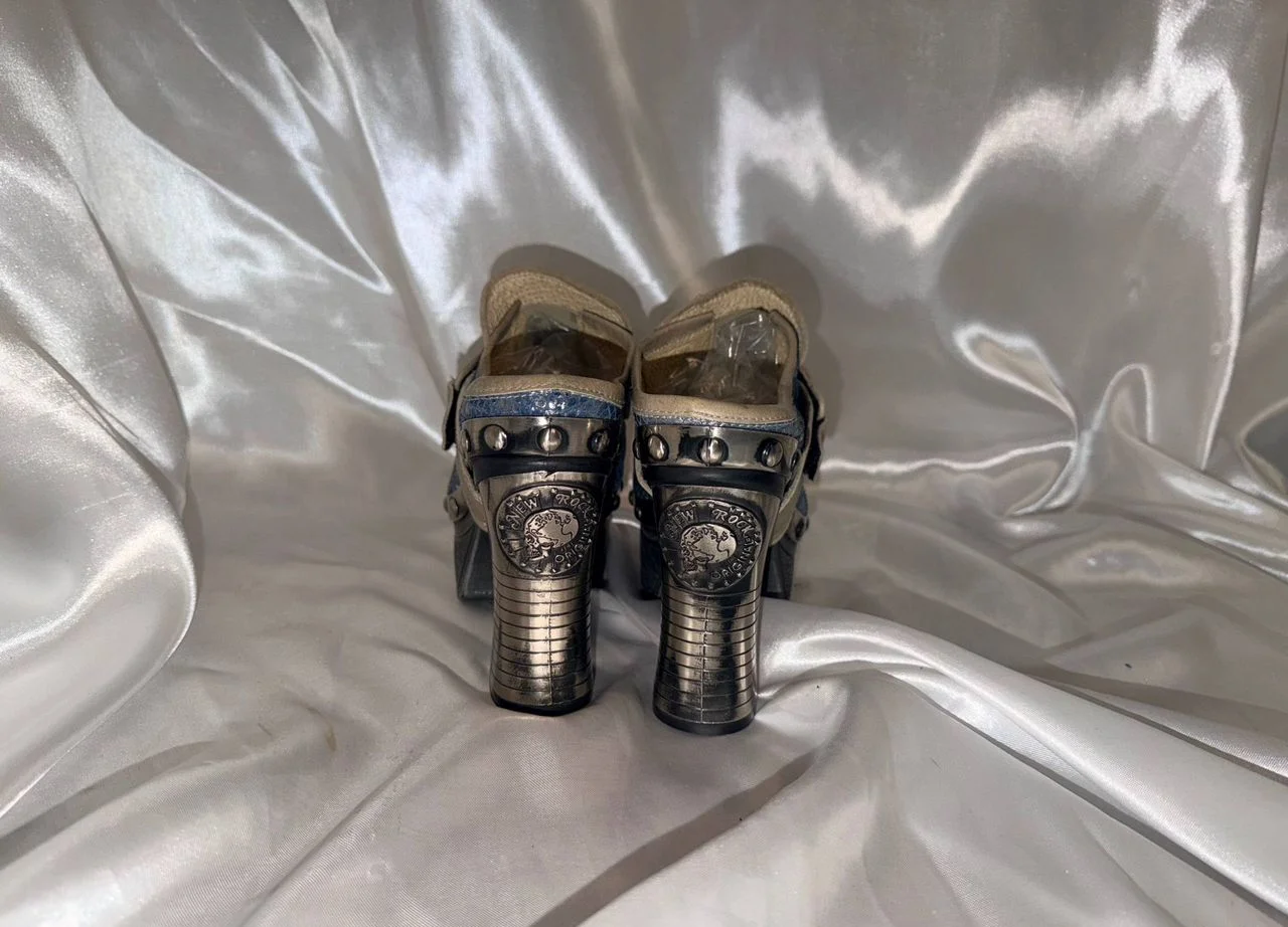 Единственные в РФ new rock blue metall reptile - миниатюра 3