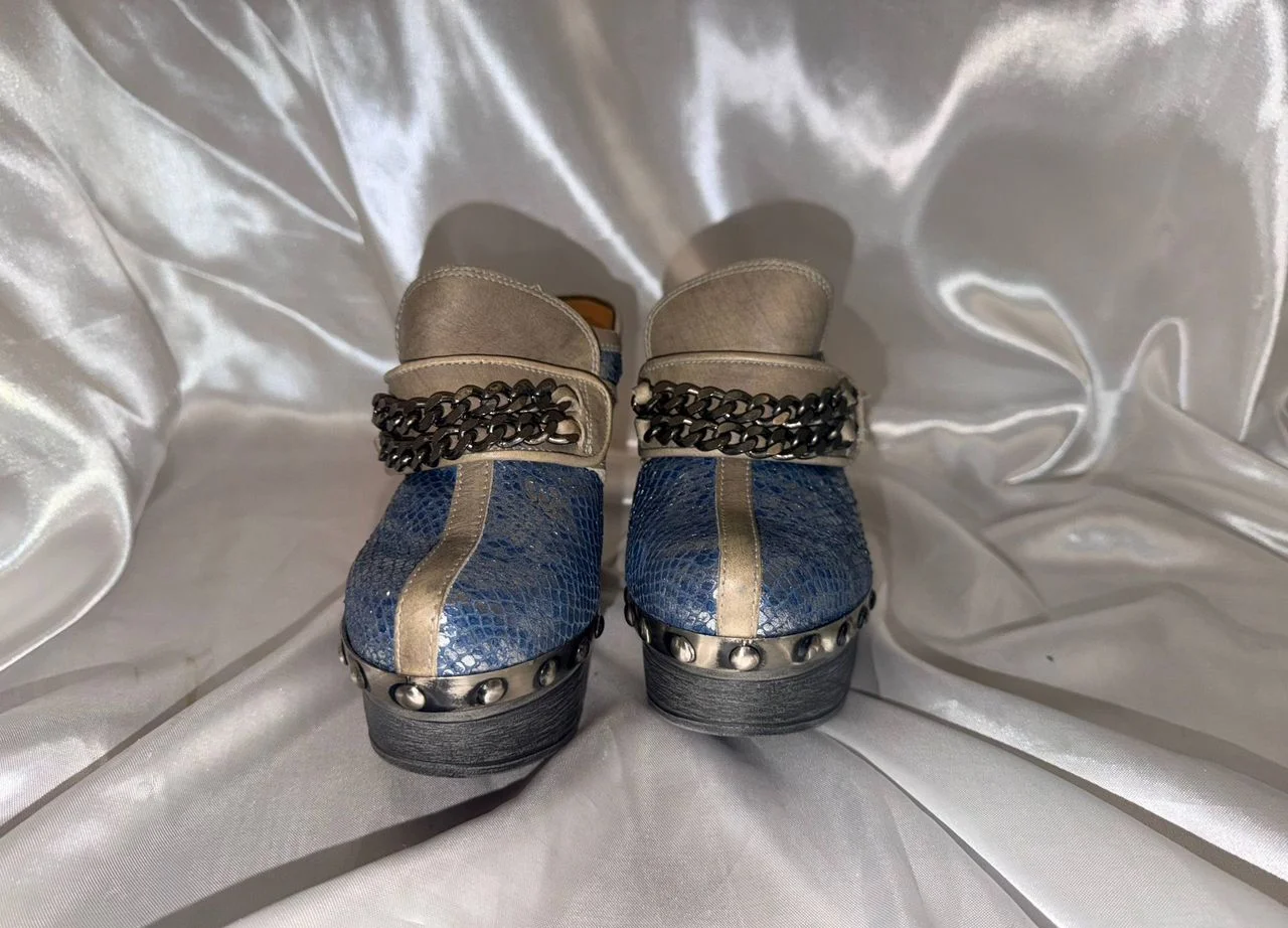 Единственные в РФ new rock blue metall reptile - миниатюра 4
