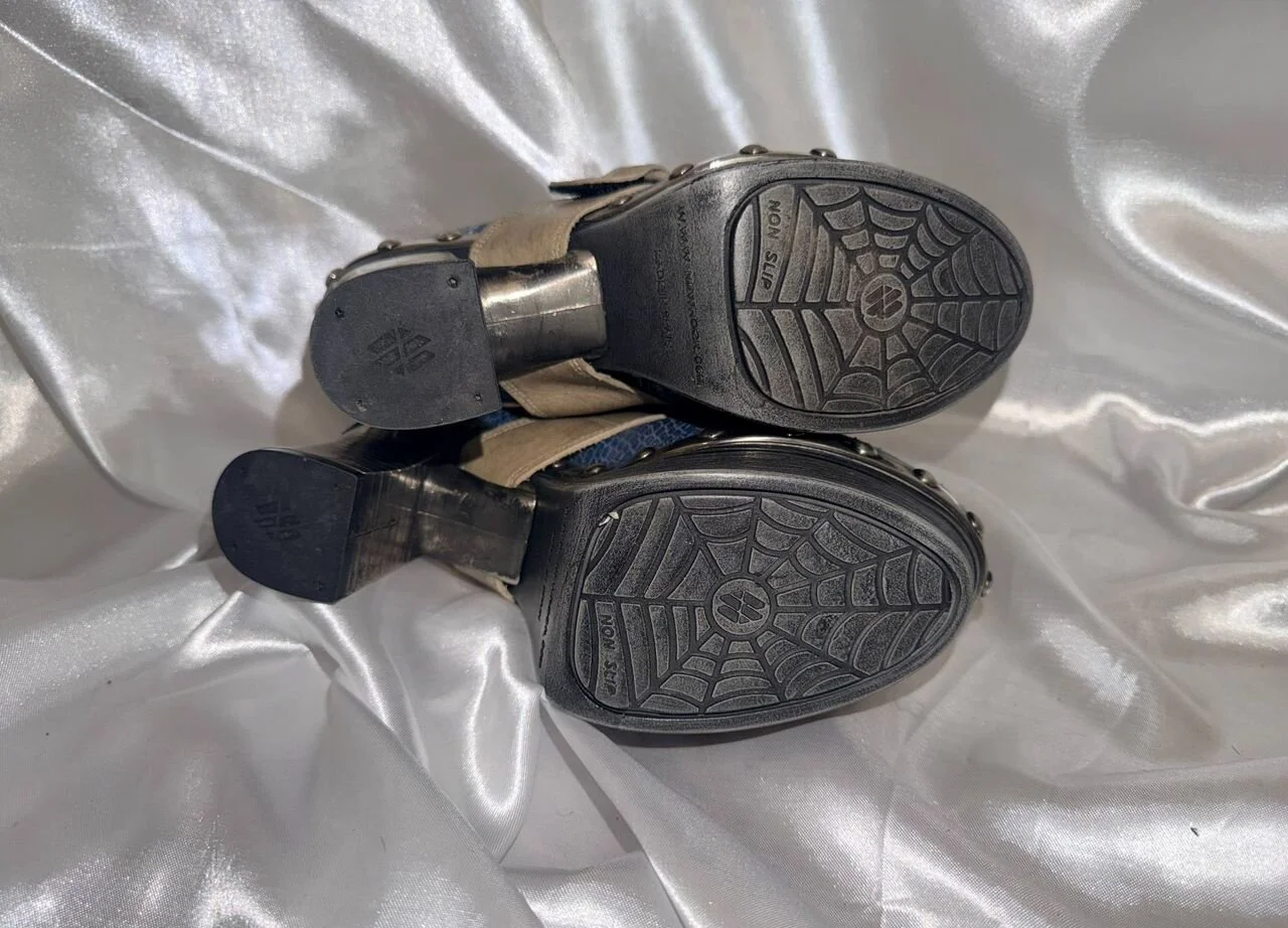 Единственные в РФ new rock blue metall reptile - миниатюра 5