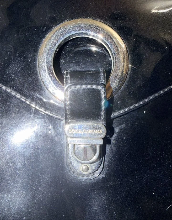 Vinyl leather bag Dolce & Gabbana - миниатюра 4