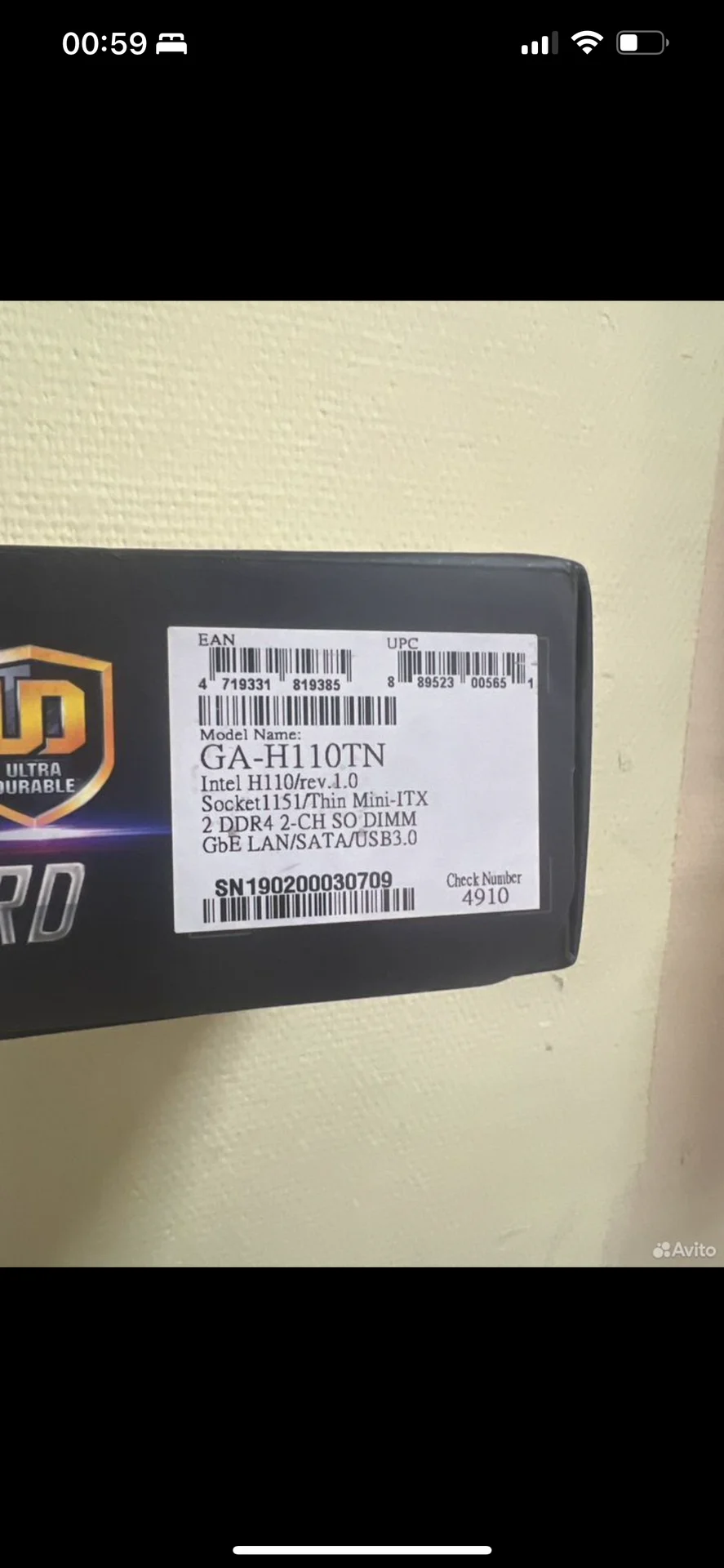 Материнская плата Gigabyte GA H110TN soc 1151 - миниатюра 2
