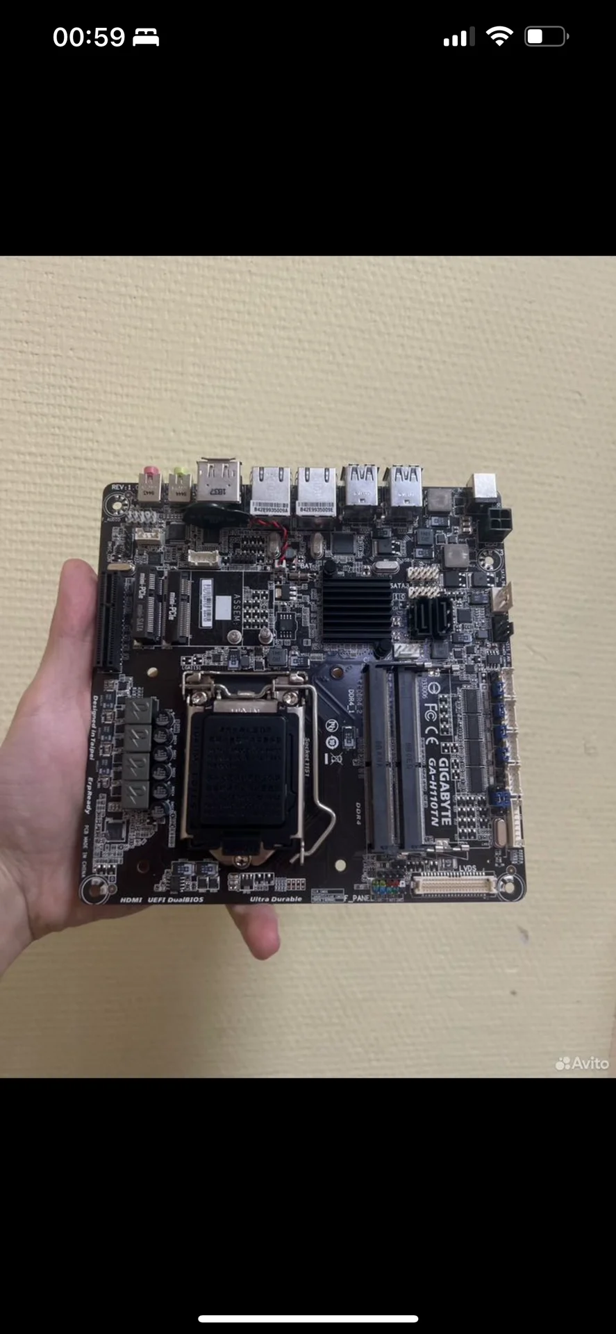 Материнская плата Gigabyte GA H110TN soc 1151 - миниатюра 5