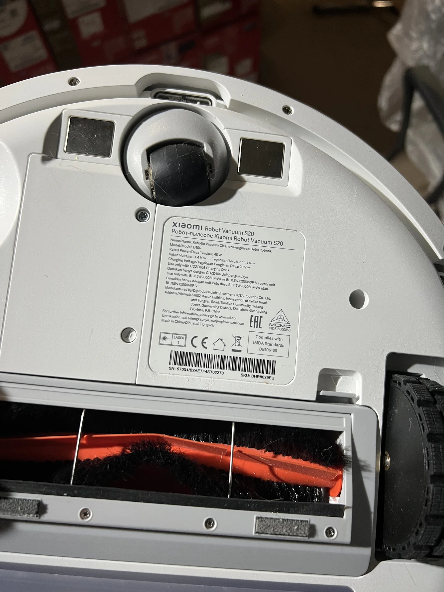 Робот пылесос xiaomi robot vacuum s20 - миниатюра 6