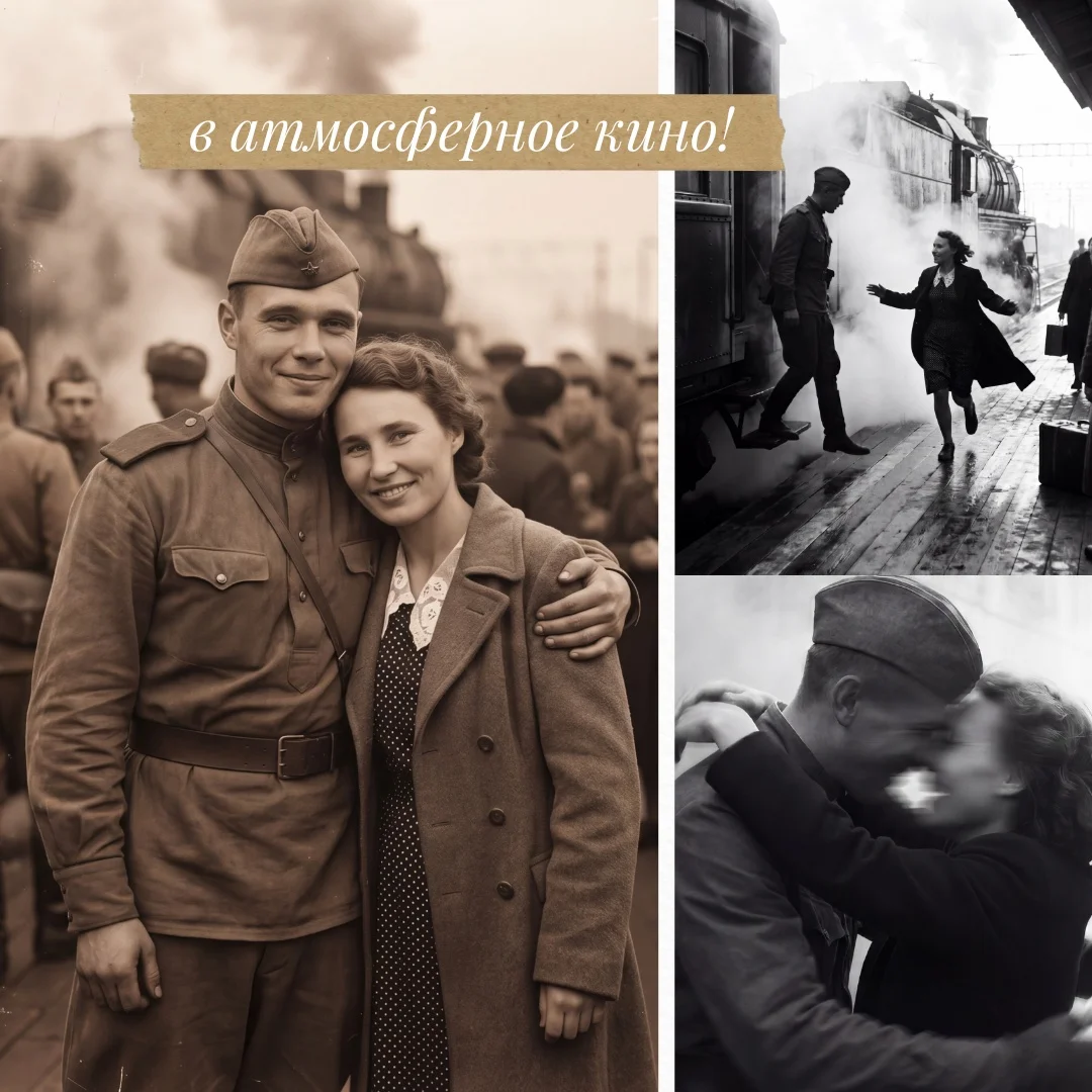 Фильм о вашем герое семьи 🎞️ из старых фотографий к 9 мая - миниатюра 3