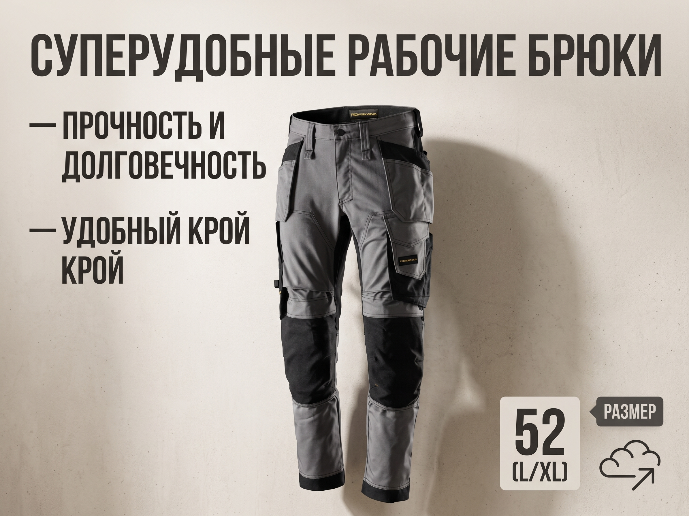 Суперудобные рабочие брюки - изображение 1