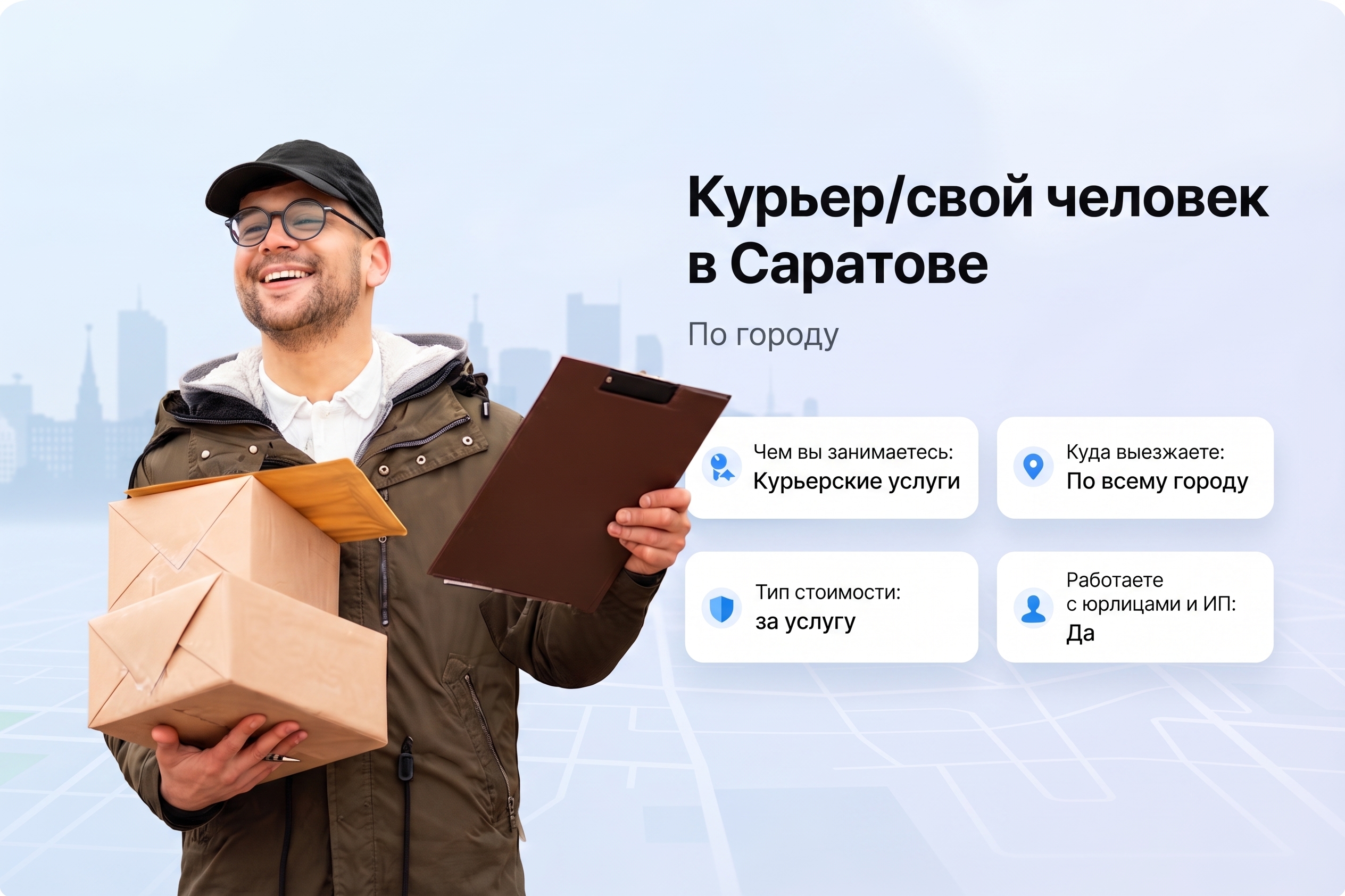 Курьер/свой человек в Саратове - изображение 1