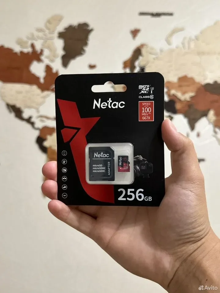 Карта памяти Netac P500 Pro microsdxc 256GB - изображение 1