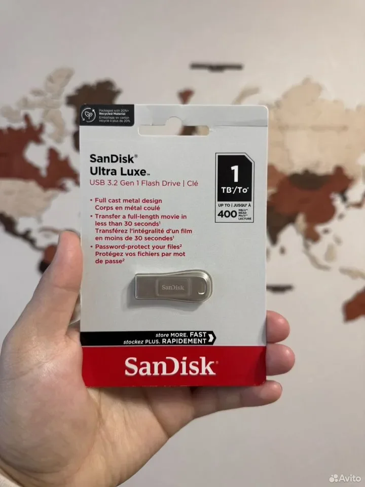 Флешка SanDisk Ultra Luxe 1TB USB 3.2 Gen 1