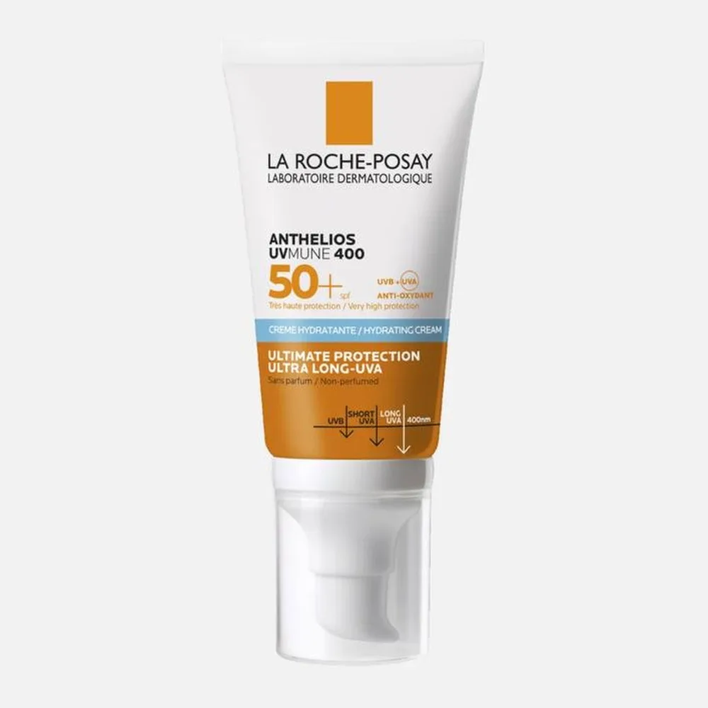 Anthelios увлажняющий крем SPF50+