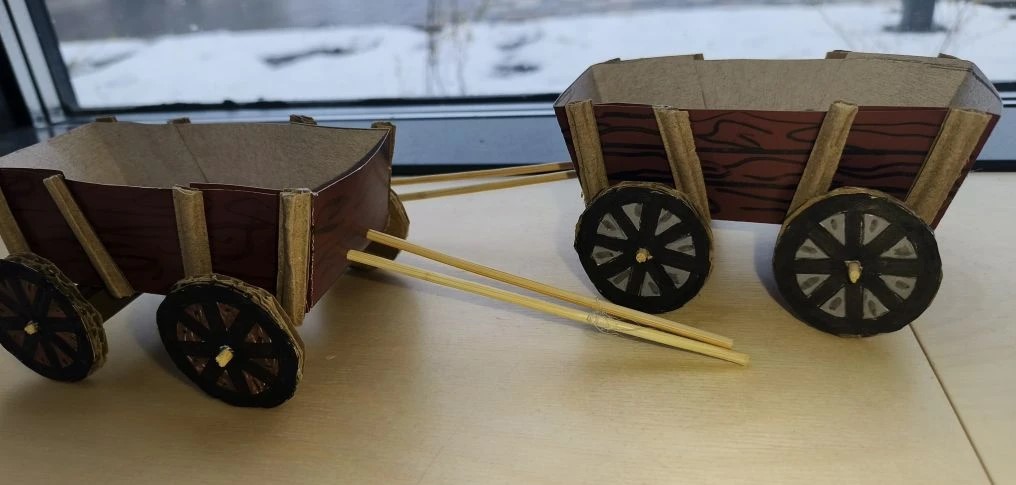 Верная помощница - телега