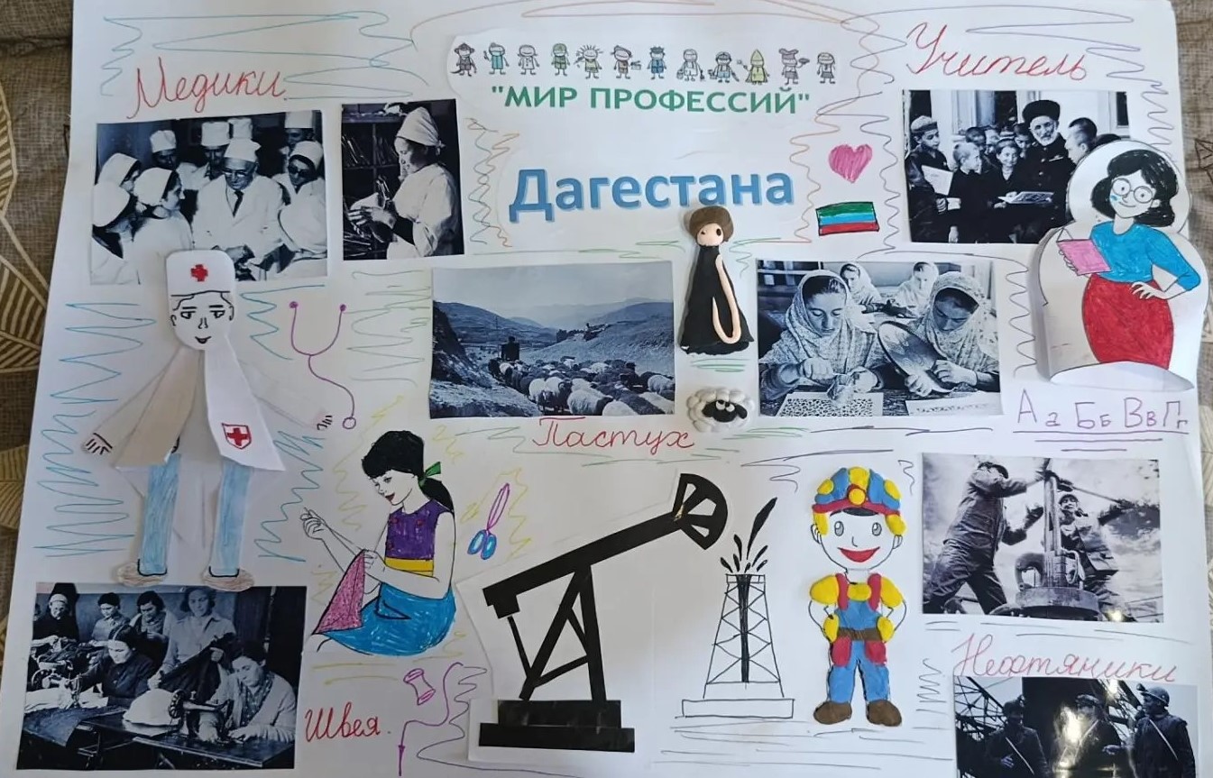 Законченная работа, и можно сказать слова Светланы Боголюбовой «Все профессии важны, все профессии нужны». Все профессии того и нынешнего времени важны, та как делают одно общее дело. Помогают народу идти вперед. И главное нет места где бы человек с профессией оказался бы не нужным. Это нас всех и объединяет 