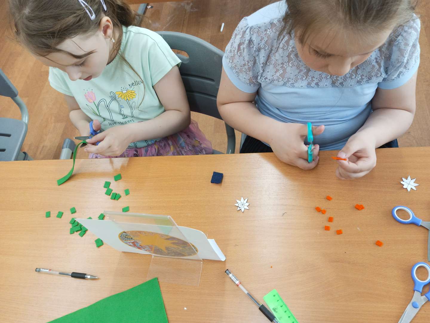 Изготовление деталей из фетра