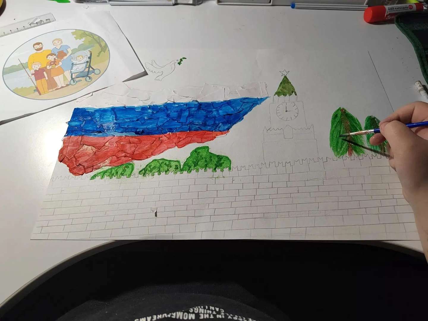 Придаю окрас моей Москве...
