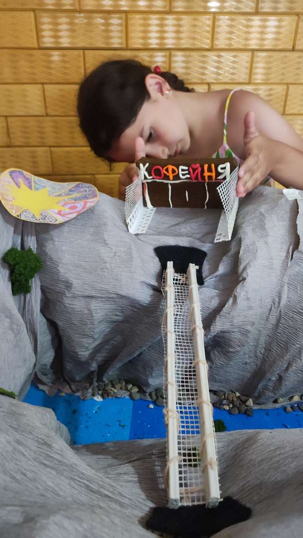 10.Ставим первый мост и смотрим куда пристроить кофейню🥰🥰