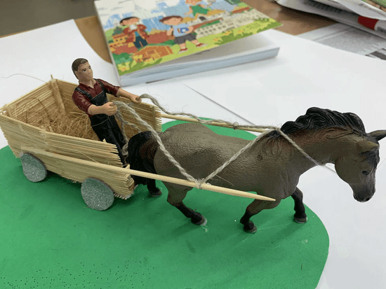 Фатьяновец на повозке