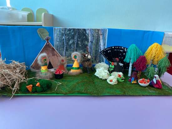 Один день из жизни Хантов.На стойбище осенью