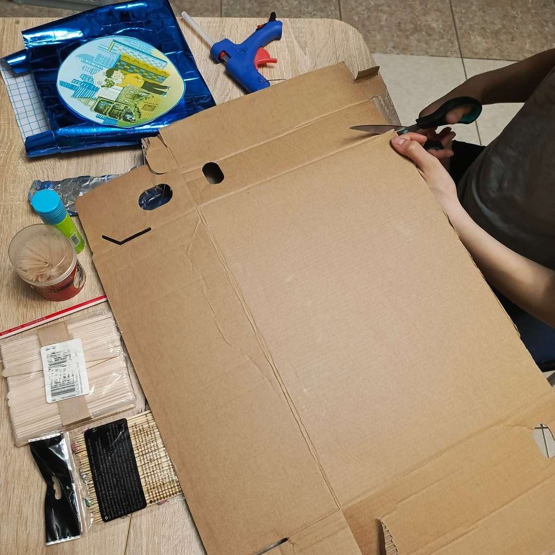 Начало положено. Делаем основу нашей поделки. 