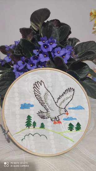 Могучий орел.