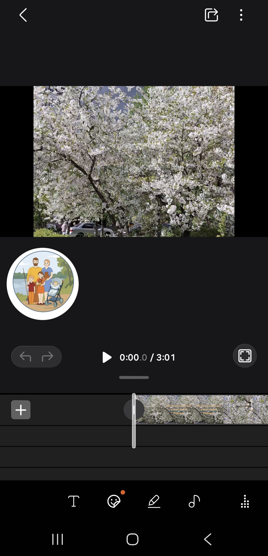 Начало работы, собирали видео и фотографии, монтажа той же программы "студия"