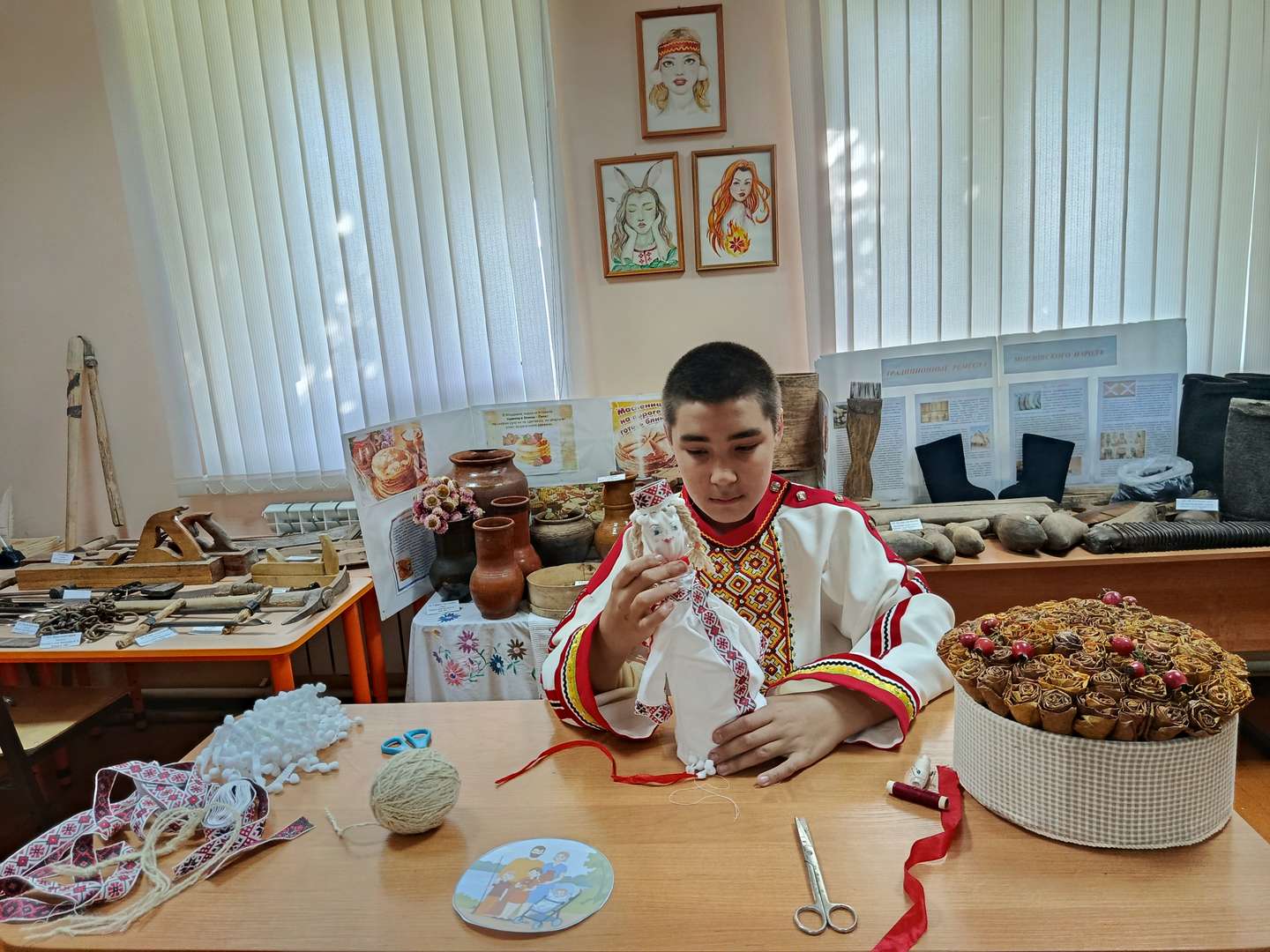 Сборка куклы эрзяночки Мари.