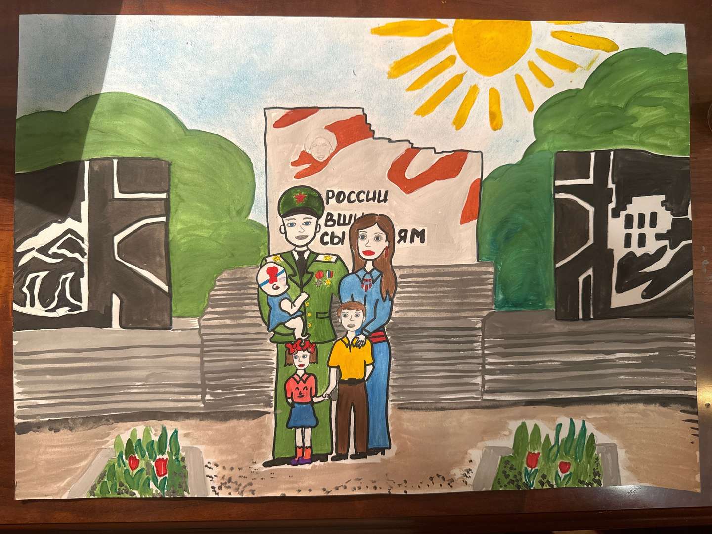 Памятник на площади любимого военного городка п.Тоцкое Второе, Оренбургской области.
С благодарностью тебе, моя малая Родина от Булата Тукаева.
