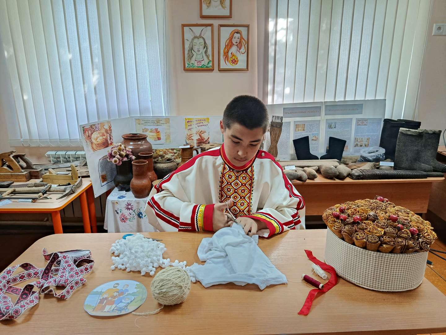 Работа с заготовкой на платье