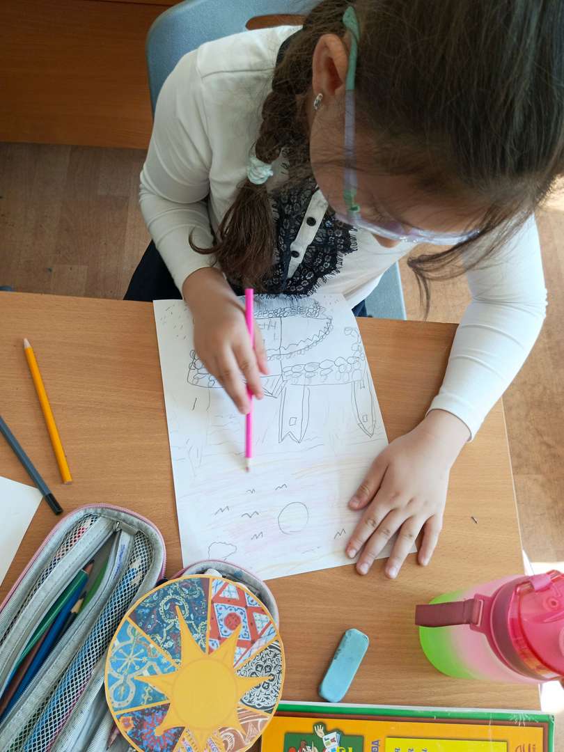 Работа в цвете