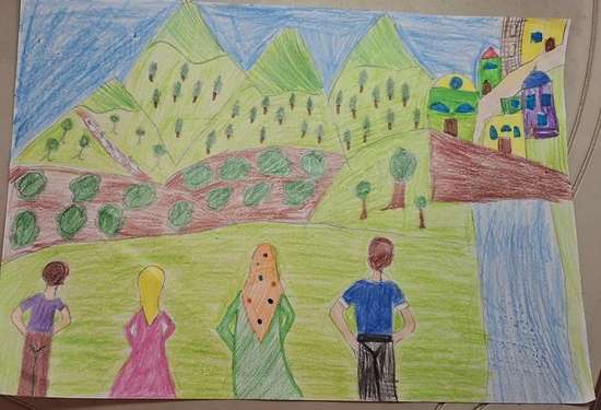 Вершины гор