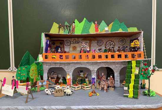 Панорама "Сакля горца".